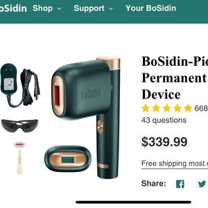 Bosidin hair remover